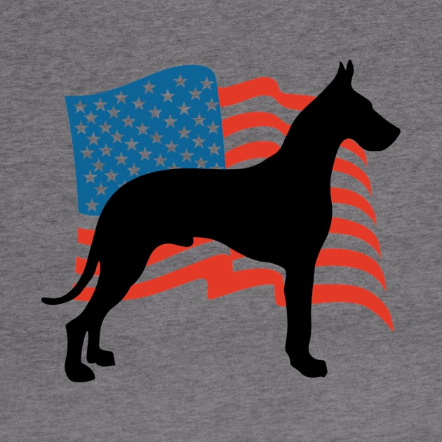 Great Dane USA America - Dog Lover Dogs by fromherotozero